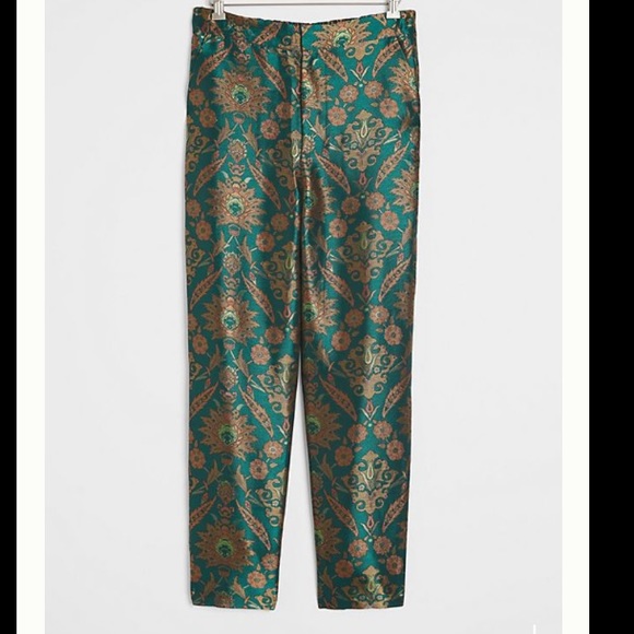 ANTHROPOLOGIE MAEVE Melyssa Jaquard Trouser - Picture 6 of 16